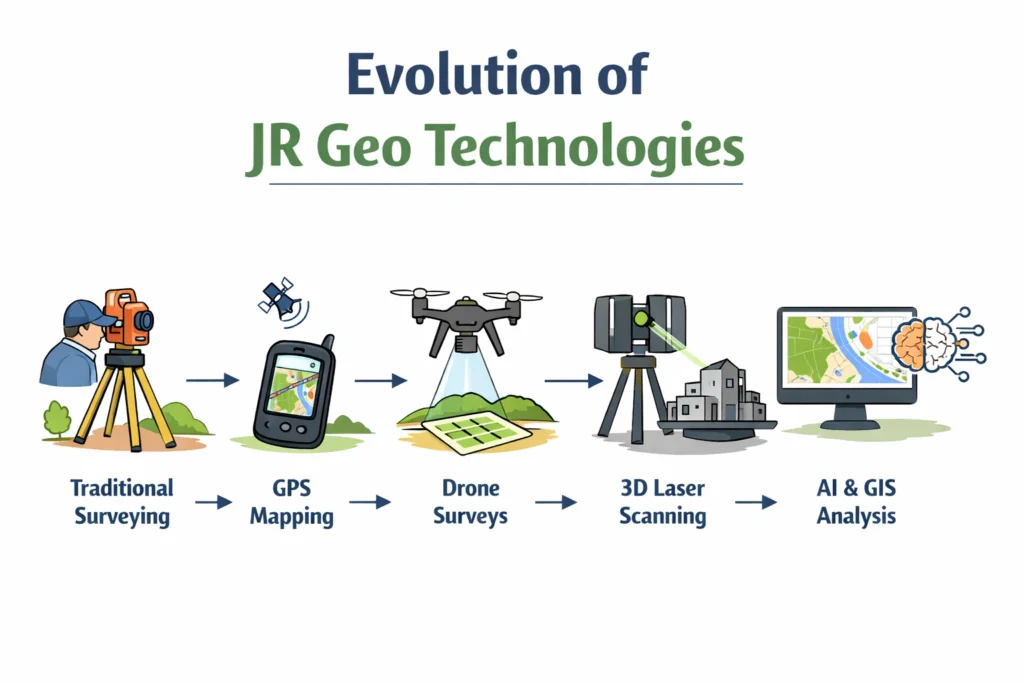 Evolution of JR Geo Technologies