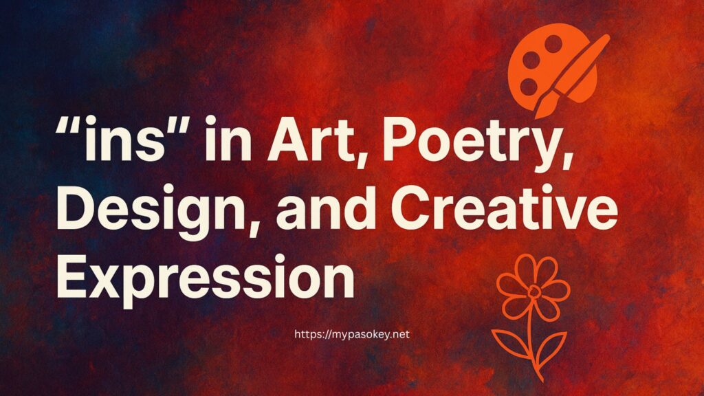 “i̇ns” in Art, Poetry, Design, and Creative Expression