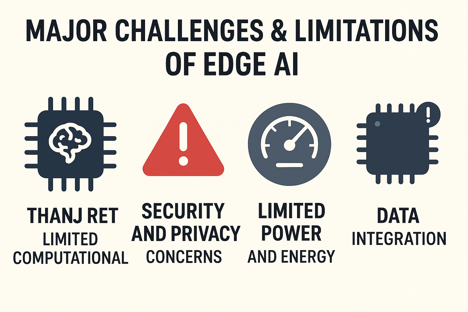 Major Challenges & Limitations of Edge AI