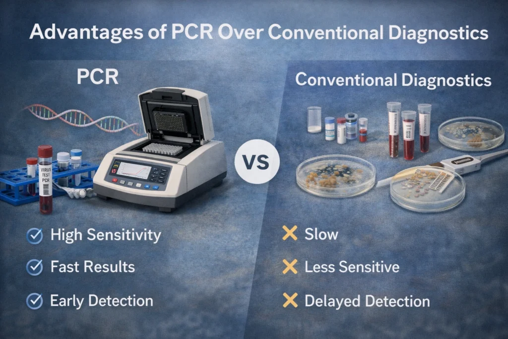 Advantages of PCR Over Conventional Diagnostics