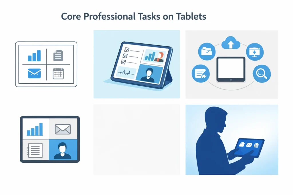 Core Professional Tasks on Tablets