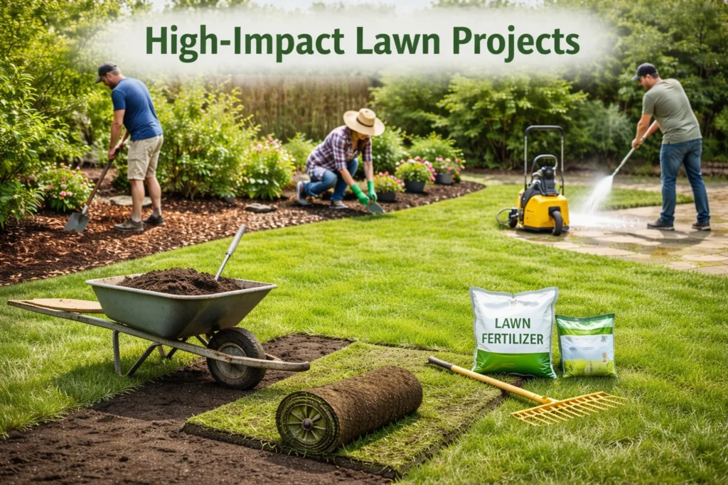High-Impact Lawn Projects