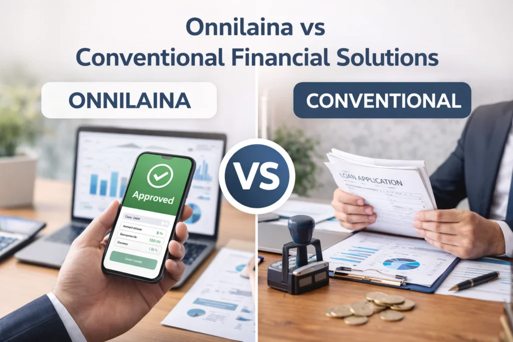 Onnilaina vs Conventional Financial Solutions