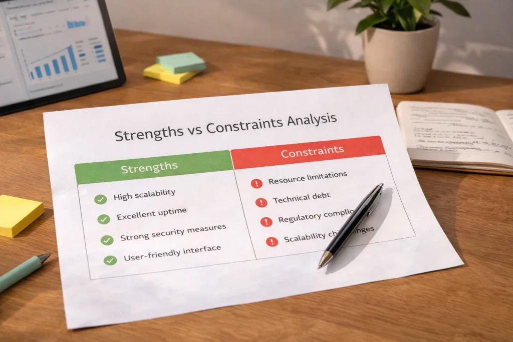 Strengths vs Constraints Analysis