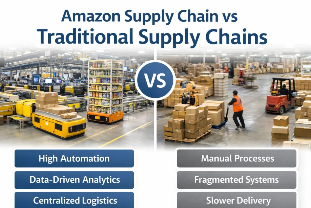 Amazon Supply Chain vs Traditional Supply Chains