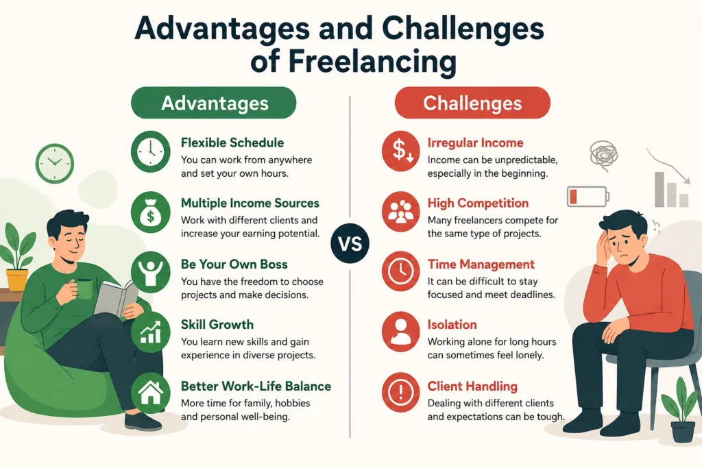 Advantages and Challenges of Freelancing
