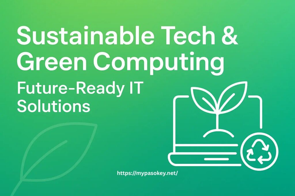 Sustainable Tech & Green Computing: Future-Ready IT Solutions