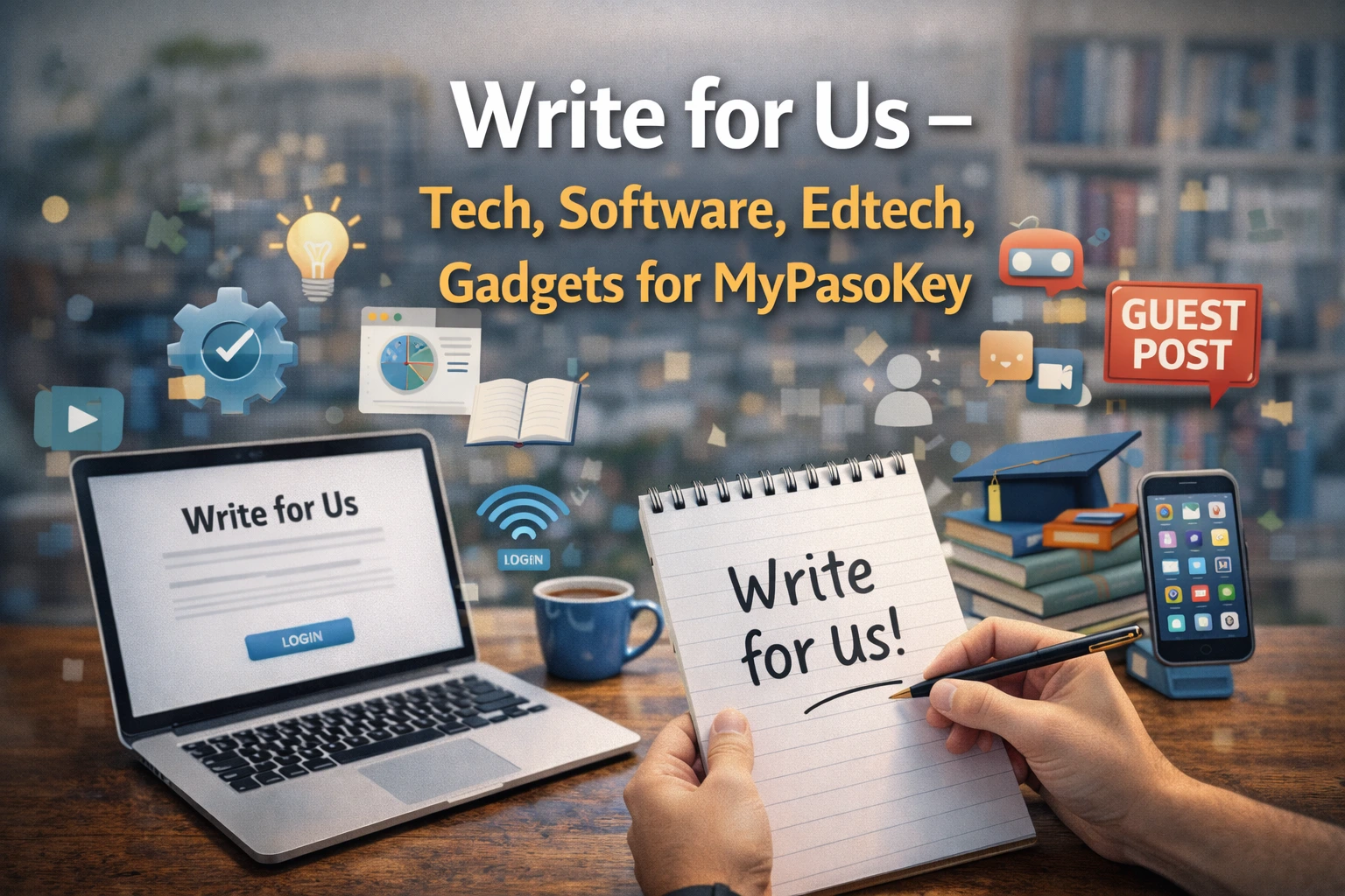 Write for Us – Tech, Software, Edtech, Gadgets for MyPasokey