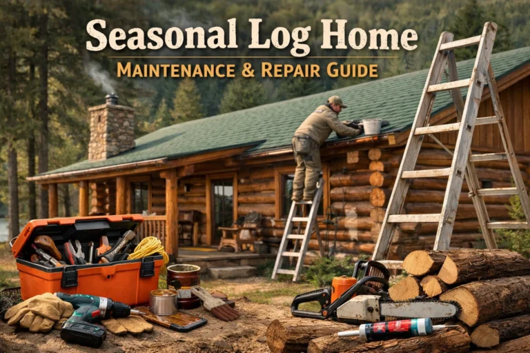 Seasonal Log Home Maintenance & Repair Guide