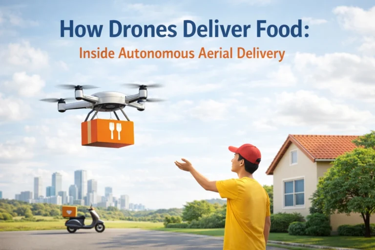 How Drones Deliver Food: Inside Autonomous Aerial Delivery