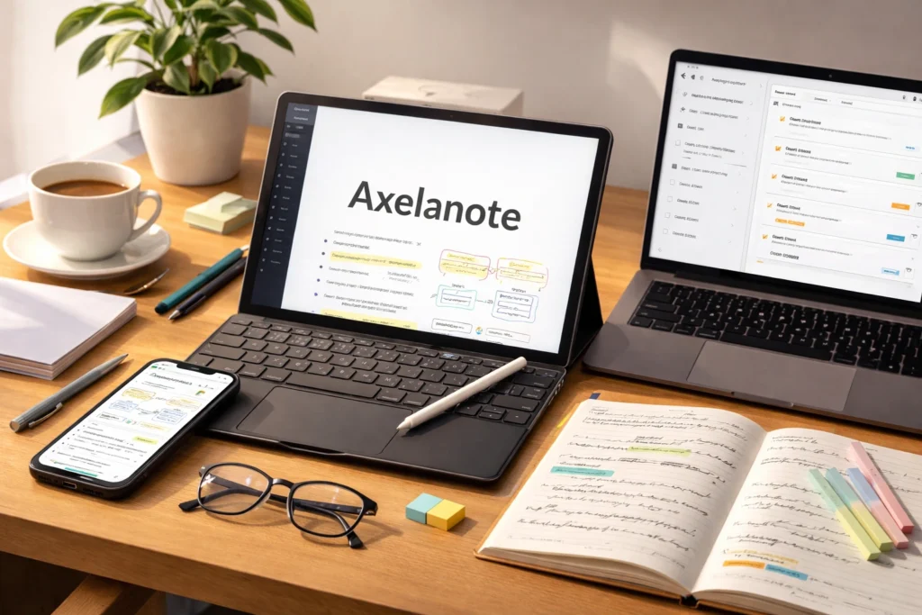 Axelanote: Advanced Digital Note Ecosystem