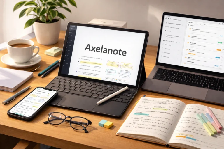 Axelanote: Advanced Digital Note Ecosystem